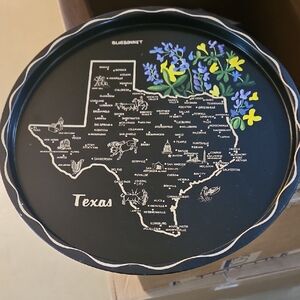Texas Map Decorative Tray
